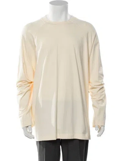 Pre-owned Jacquemus Crew Neck Long Sleeve T-shirt In Neutral