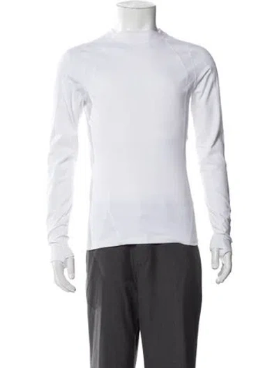 Pre-owned Jacquemus Crew Neck Long Sleeve T-shirt In White