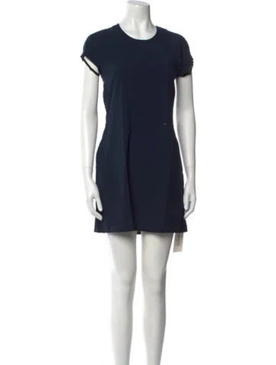 Pre-owned Jacquemus Crew Neck Mini Dress In Blue