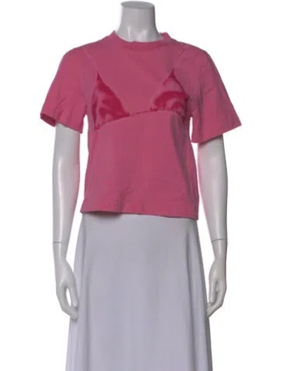 Pre-owned Jacquemus Crew Neck Short Sleeve Crop Top In Multi