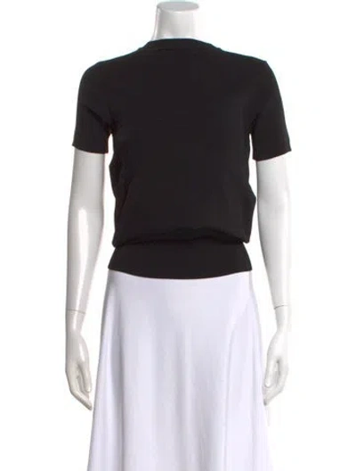 Pre-owned Jacquemus Crew Neck Short Sleeve Top In Black