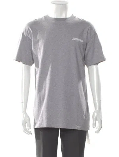 Pre-owned Jacquemus Crew Neck Short Sleeve T-shirt In Gray
