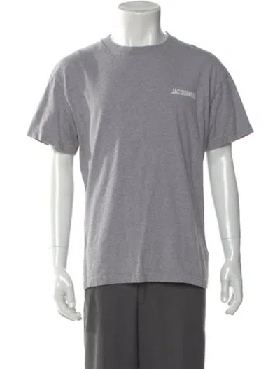 Pre-owned Jacquemus Crew Neck Short Sleeve T-shirt In Gray