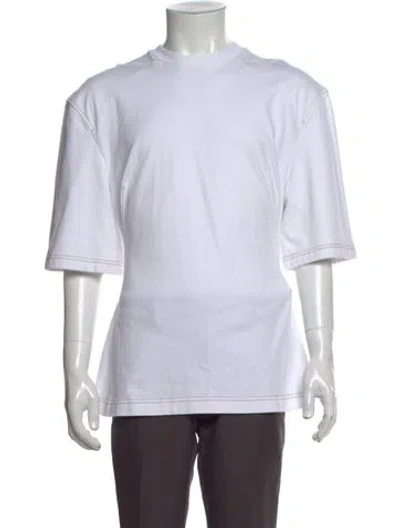 Pre-owned Jacquemus Crew Neck Short Sleeve T-shirt In White