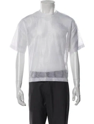 Pre-owned Jacquemus Crew Neck Short Sleeve T-shirt In White