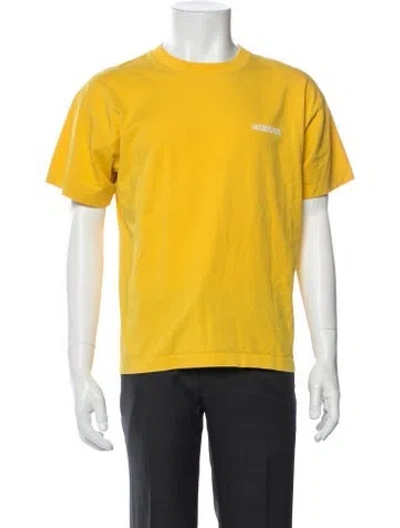 Pre-owned Jacquemus Crew Neck Short Sleeve T-shirt In Yellow