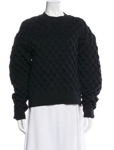 Pre-owned Jacquemus Crew Neck Sweater In Black