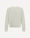 Jacquemus Men Crew-neck Sweater In Merino Wool In Gray