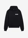 Jacquemus Cotton Fabric Hoodie With Long Sleeves In Black