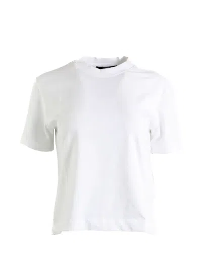 Jacquemus Short-sleeved Crewneck T-shirt In White