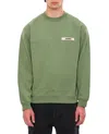 Jacquemus Man Sweatshirt Light Green Size Xl Organic Cotton In Green