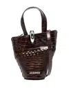 Jacquemus Le Petit Bambola In Brown