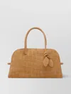 Jacquemus 'le Turismo' Beige Handbag With Crocodile Effect And Logo Embossed On The Front