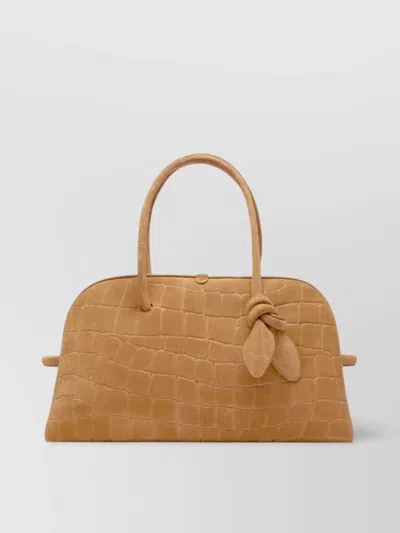 Jacquemus Crocodile Knot Handle Shoulder Bag