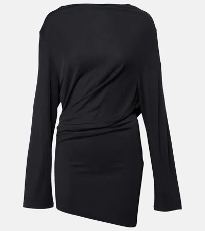 JACQUEMUS CROISIÈRE DRAPED JERSEY MINIDRESS