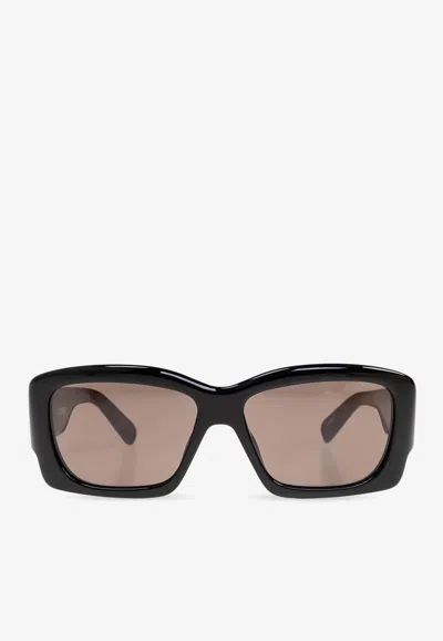 Jacquemus Croisière Square Sunglasses In Gray