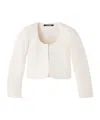 Jacquemus Cropped Cardigan Jacket In White