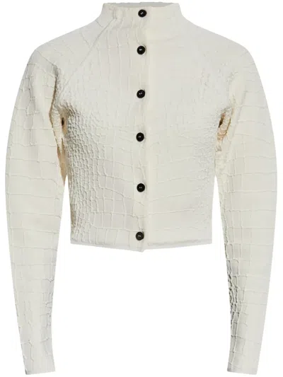 JACQUEMUS CROPPED CARDIGAN