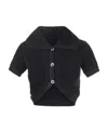 Jacquemus Le Cardigan Campana In Black