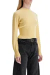 Jacquemus La Maille Soglia Cashmere-blend Jumper In Yellow