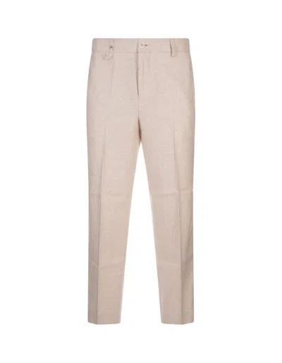 Jacquemus Cropped Tailored Pants In Beige