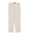 Jacquemus Cropped Tailored Pants In White