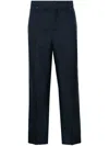 Jacquemus Cropped Tailored Trousers In Blue