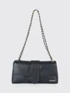 Jacquemus Le Bambino Chaine Nappa Leather Shoulder Bag In Black