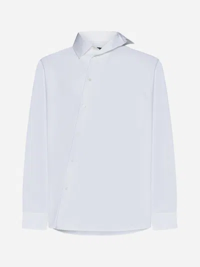 Jacquemus Cuadro Cotton Shirt In White