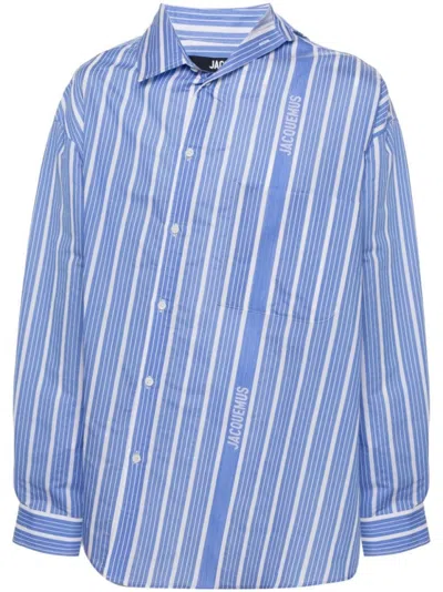 Jacquemus Cuadro Shirt In Blue