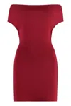 Jacquemus Red Les Sculptures 'la Robe Cubista' Minidress In Red