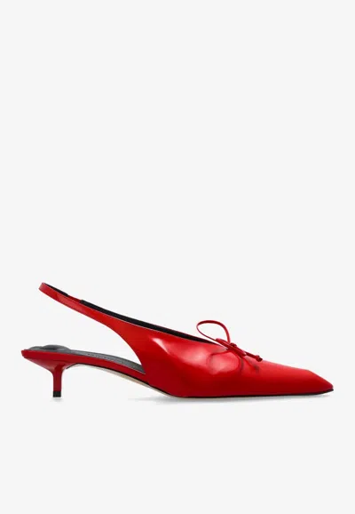 JACQUEMUS CUBISTO 35 SLINGBACK PUMPS