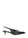 Jacquemus Les Low Cubisto 35 Leather Slingback Pumps
