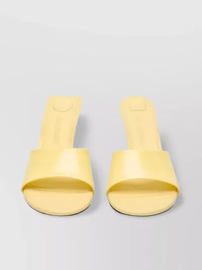 JACQUEMUS CUBISTO ITALIAN KITTEN HEEL MULES