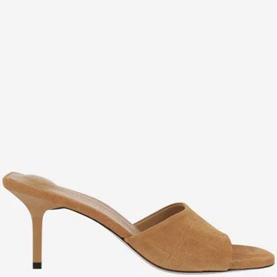 Jacquemus The Cubisto Mules In Camel