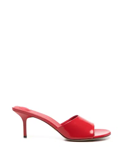 Pre-owned Jacquemus Cubisto Mules In Red