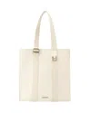 Jacquemus Cuerda Shopper Bag -  - Cotton - Off White In White