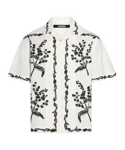 JACQUEMUS JACQUEMUS CURLY MIMOSA BOWLING SHIRT