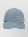 Jacquemus Curved Brim Cap Gadjo Style In Blue