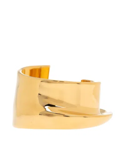 Jacquemus Curved Gold Bracelet