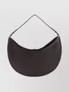 Jacquemus Large Ovalo Calf Leather Hobo Bag In Brown