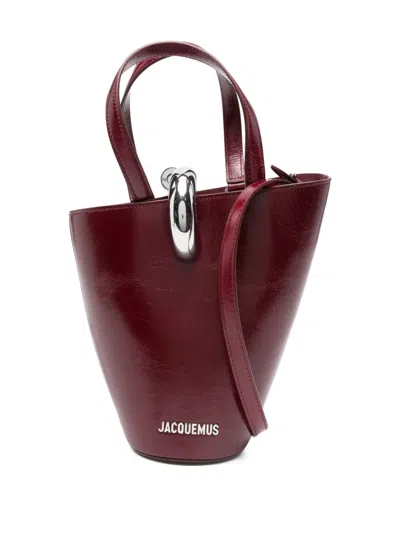 JACQUEMUS CURVED-HANDLE TOTE BAG