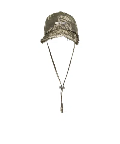 JACQUEMUS JACQUEMUS LA CASQUETTE ARTICHAUT DISTRESSED CAP