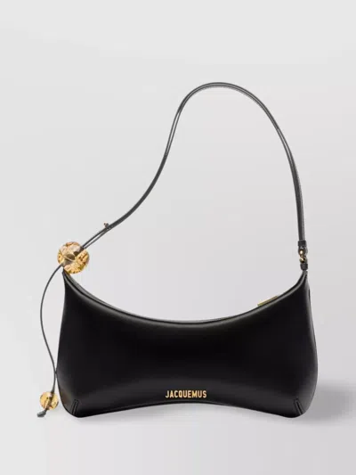 Jacquemus Curved Shape Strap Gold Hardware
