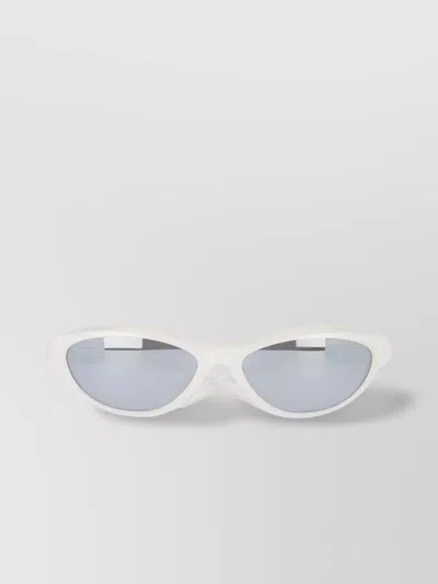 JACQUEMUS CURVO CAT EYE SUNGLASSES WITH SILVER LENSES