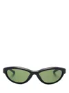Shop Jacquemus Curvo Sunglasses