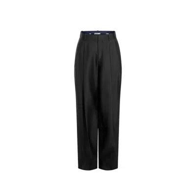 Jacquemus Curzio Flared Pants Women In Black