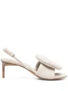 Jacquemus Les Sandales Cuscinu Leather Sandal In Neutrals