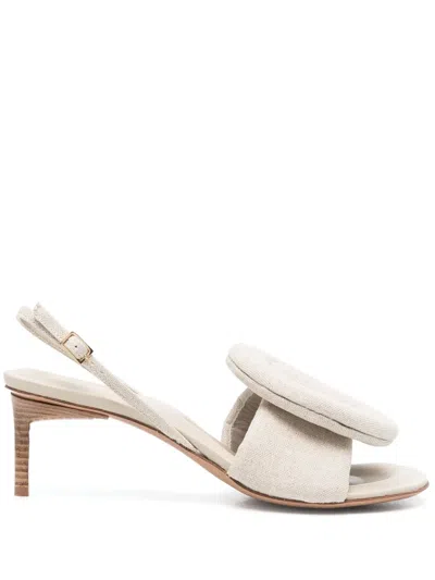 JACQUEMUS CUSCINU SLINGBACK SANDALS
