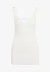Jacquemus White Les Classiques 'la Mini Robe Sierra' Minidress In White